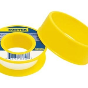 Tape Sella Roscas 7m X 3/4 Aluminum Surtek Tubería Plomería White Solid