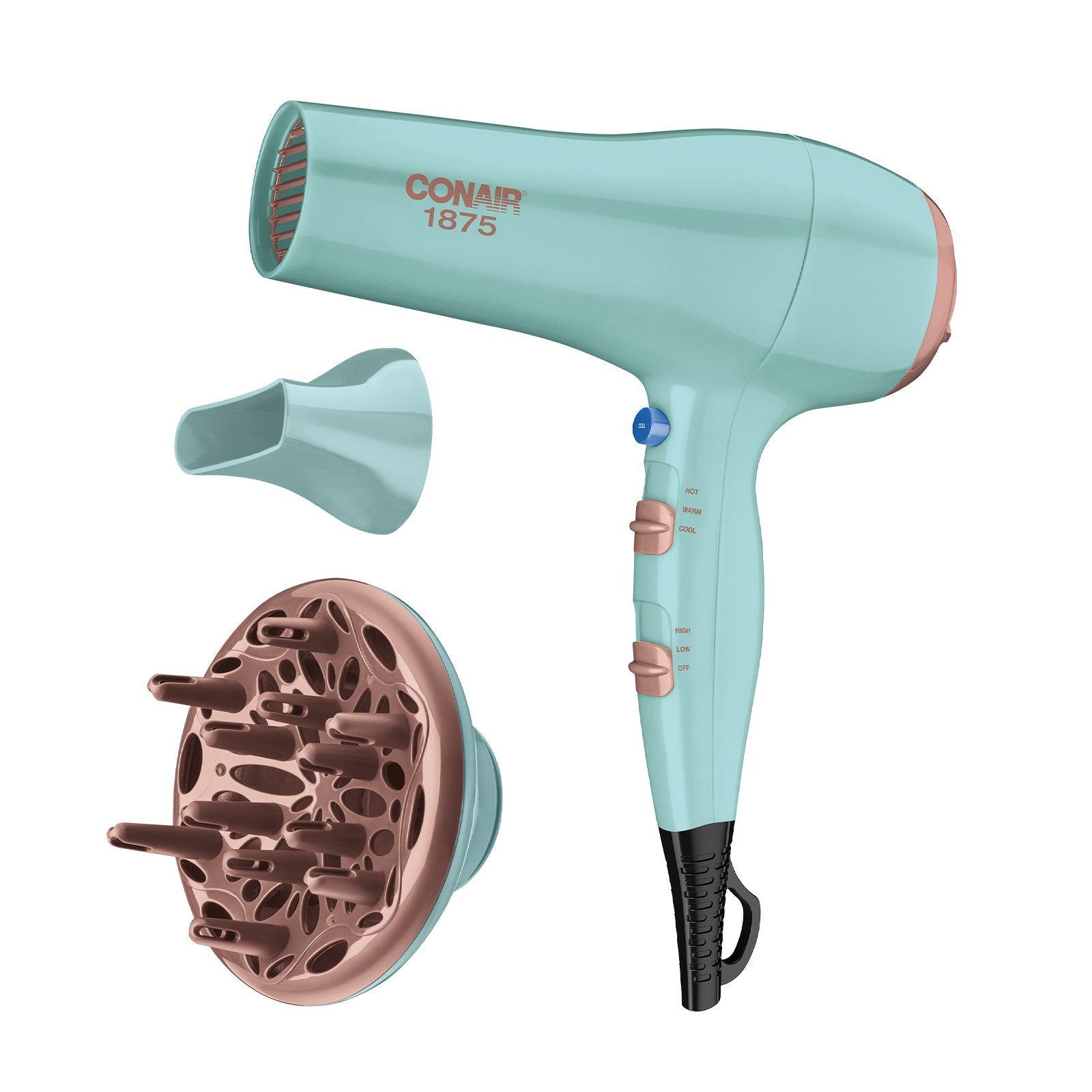 Conair Hair Dryer 1875W Mint Poder Turbo with Difusor