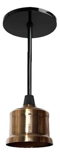 Lamp Light Fixture Hanging Copo Socket Steel Indoor Maxxi Copper/Gold
