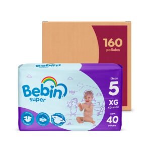 Bebin Super Flexisec Diaper Baby - Xg Stage 5 - 160 Pieces