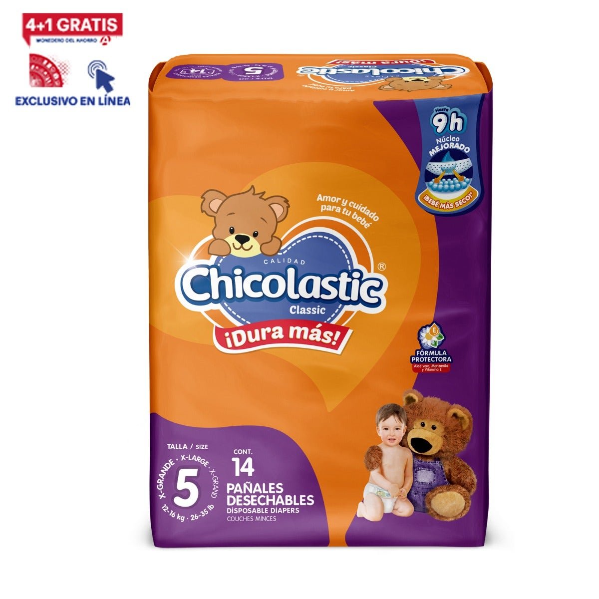 Diaper Chicolastic Size 5 XL 14 Diapers