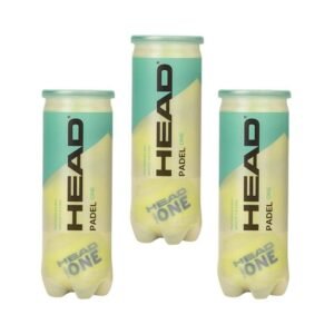 Pack 3 Botes 3 pelotas Head Padel One Duraderas