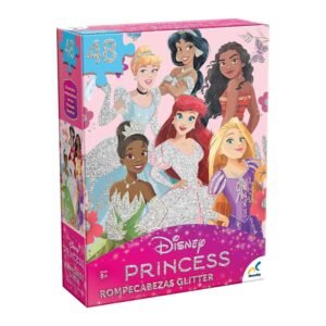 Rompecabezas with Glitter Princesas Disney - Novelty