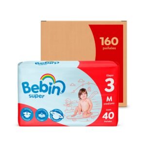 Bebin Super Flexisec Diaper Baby - M Stage 3 - 160 Pieces