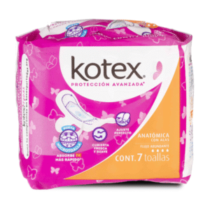 ANATOMIC SANITARY PAD WITH WINGS HEAVY FLOW 7 PIECES