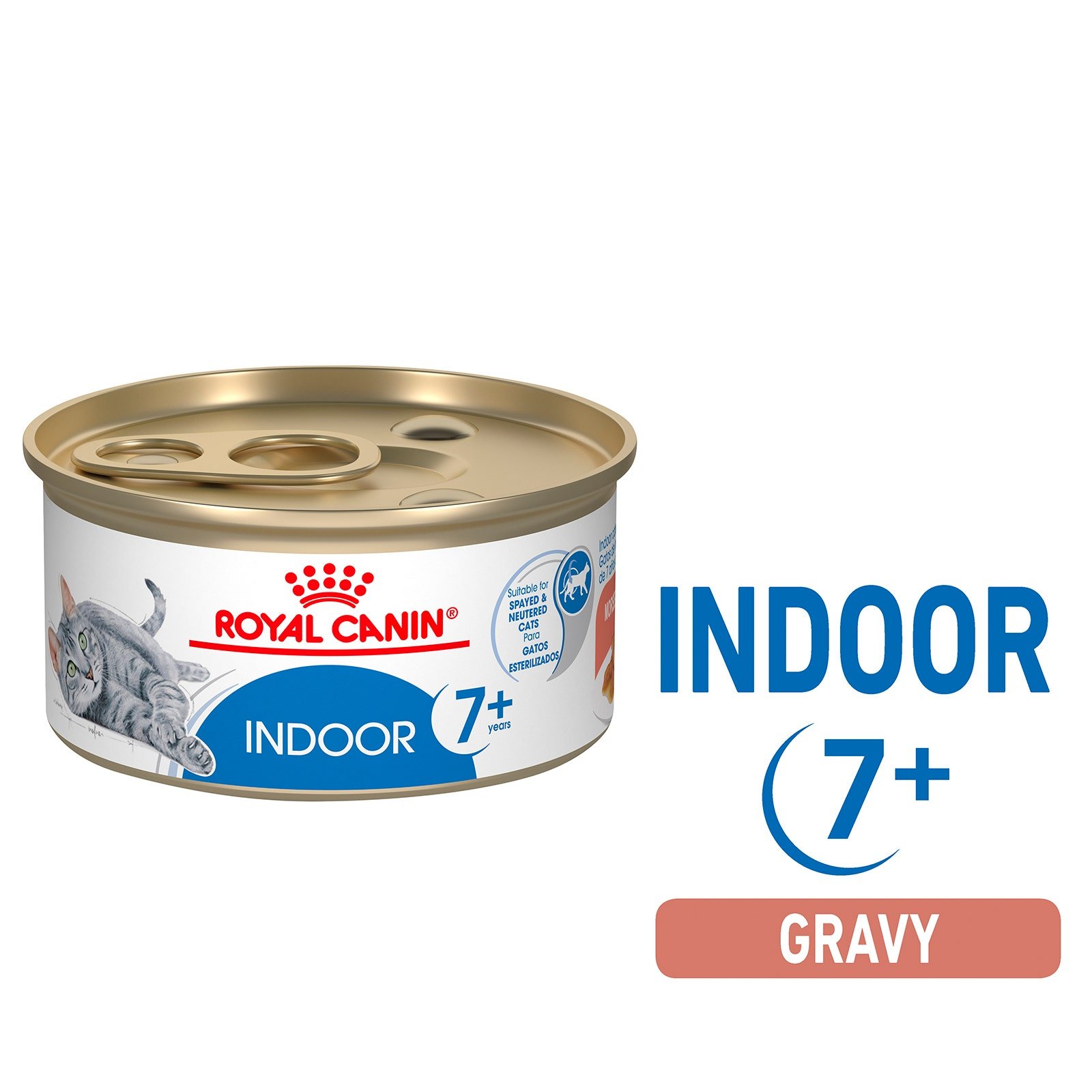 Royal Canin Food Wet Indoor 7+ in Trozos for Cat Senior 85 g