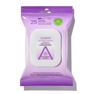 REVLON ALMAY Wipes Makeup Removers Longwear 25 pcs