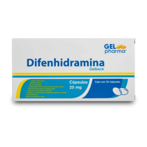 DIPHENHYDRAMINE 25 MG 30 CAPSULES