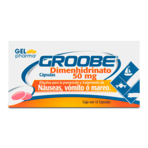 DIMENHYDRINATE 50 MG 12 CAPSULES
