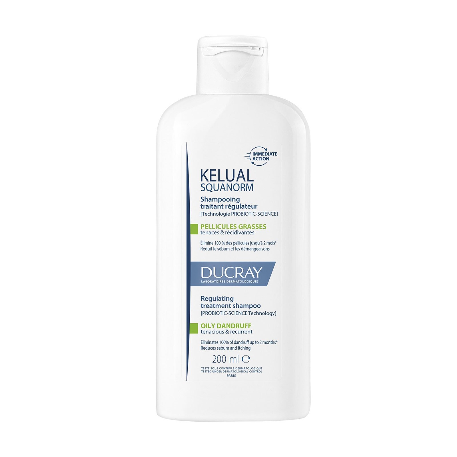 Ducray Kelual Squanorm Shampoo Caspa Grasa 200 ml