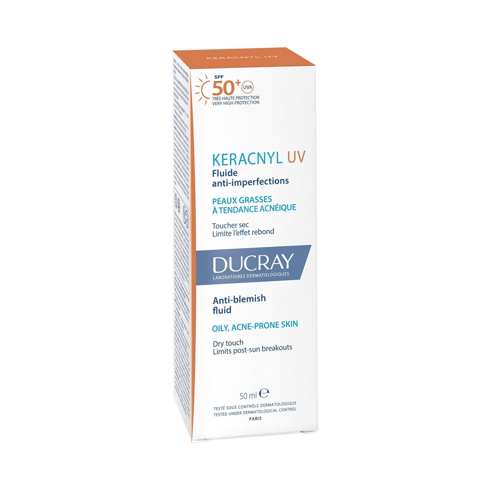 Ducray Keracnyl Uv Sunscreen SPF 50+ 50 ml