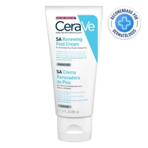 Cerave Cream Renovadora & Moisturizing Feet with Acid Salicylic for Skin Muy Dry & Áspera 88 ml