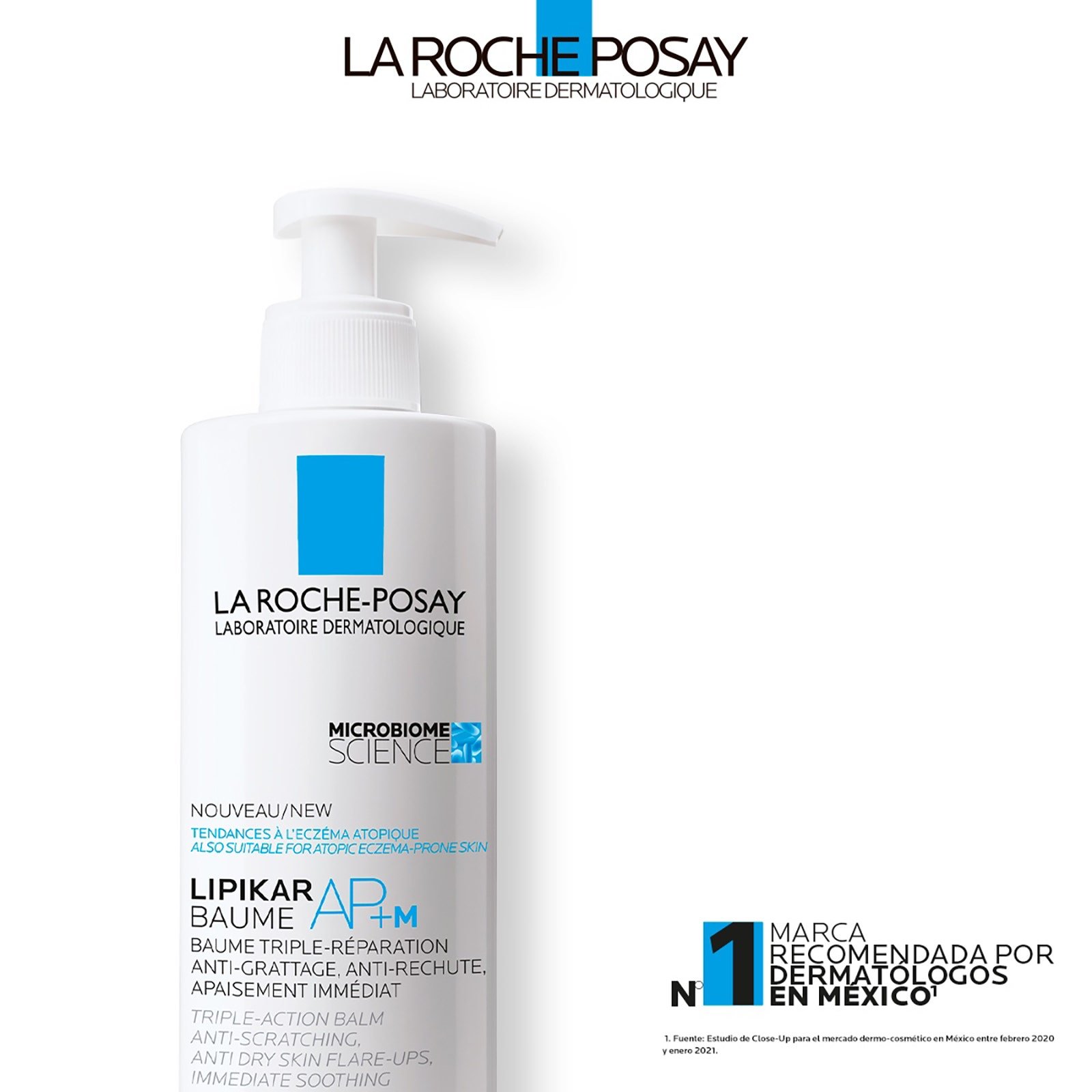 La Roche Posay Cream Body Moisturizing for Dry Skin Extra Dry O with Eczema Lipikar Baume Ap+M 400 ml