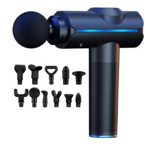 Massage Gun Muscular with Pantalla LCD 11 Cabezales & 20 Velocidades Ajustables