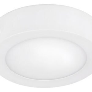 Light Fixture Led Redondo Sobreponer 6w 320lm Iluminación Surtek White