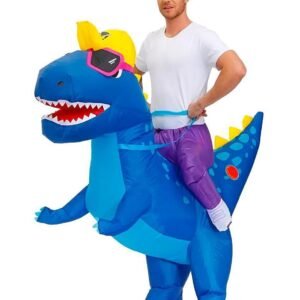 Disfraz Inflable Dinosaurio Blue Elego Unisex