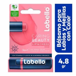Balm Lip LABELLO Caring Beauty Rose with Color 4.8 g
