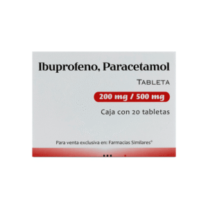 PARACETAMOL/IBUPROFEN 500MG/200MG 20 TABLETS