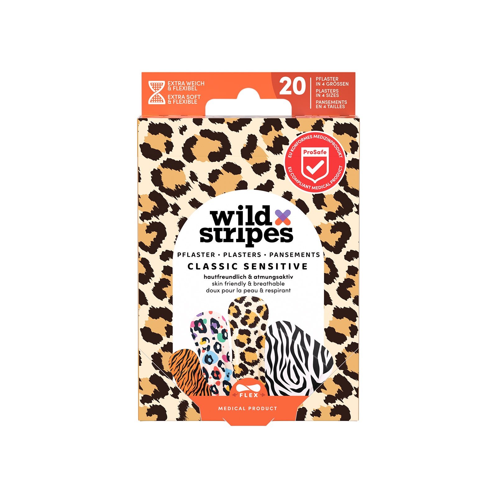 WILD STRIPES Curitas Classic Sensitive Animal Print