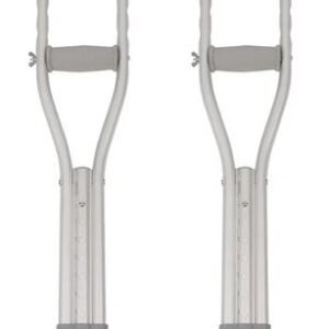 Crutches Ajustables Aluminum Kids Non-Slip Speedy Gray
