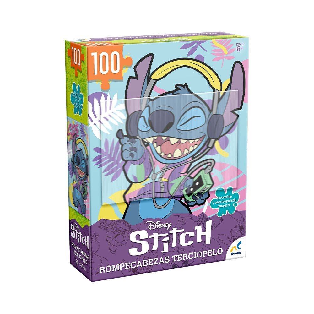 Rompecabezas Stitch Terciopelo 100 Pieces