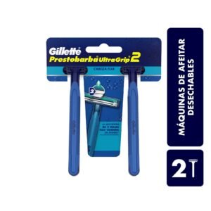 Razor Gillette Prestobarba Ultragrip2 with 2 Blades & Head Fija 2 Units