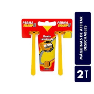 Razor Permasharp II Disposable with 2 Blades & Mango Antideslizante 2 Units