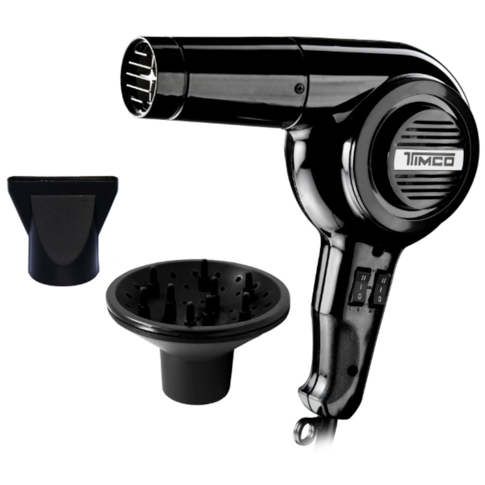 TIMCO Hair Dryer Professional with Nozzle & Difusor