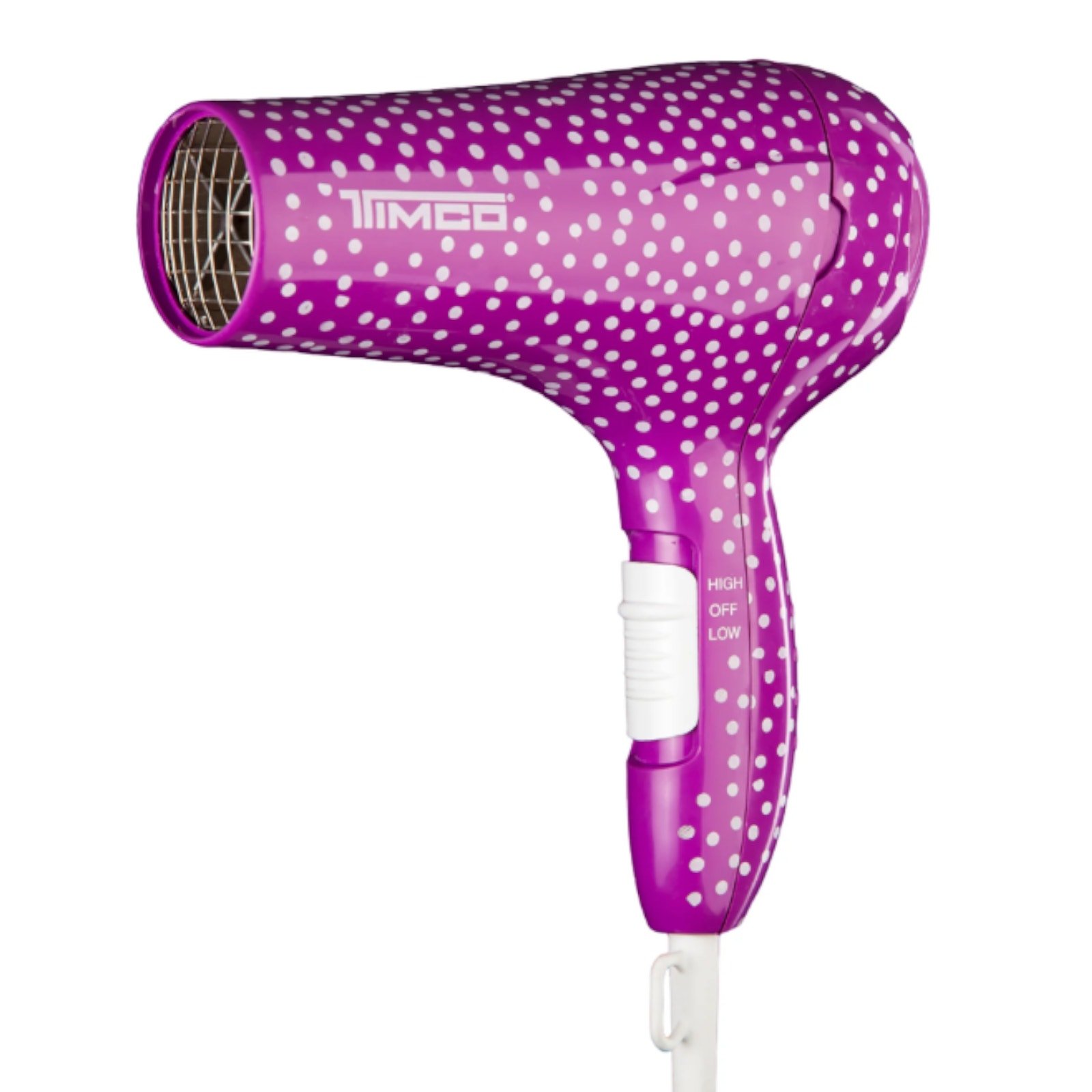 TIMCO Hair Dryer Hair Comfort Color Purple
