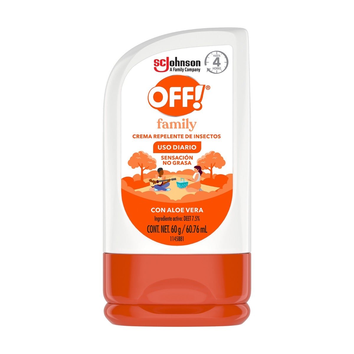 Off! Family Repellent Insectos in Cream 60 ml