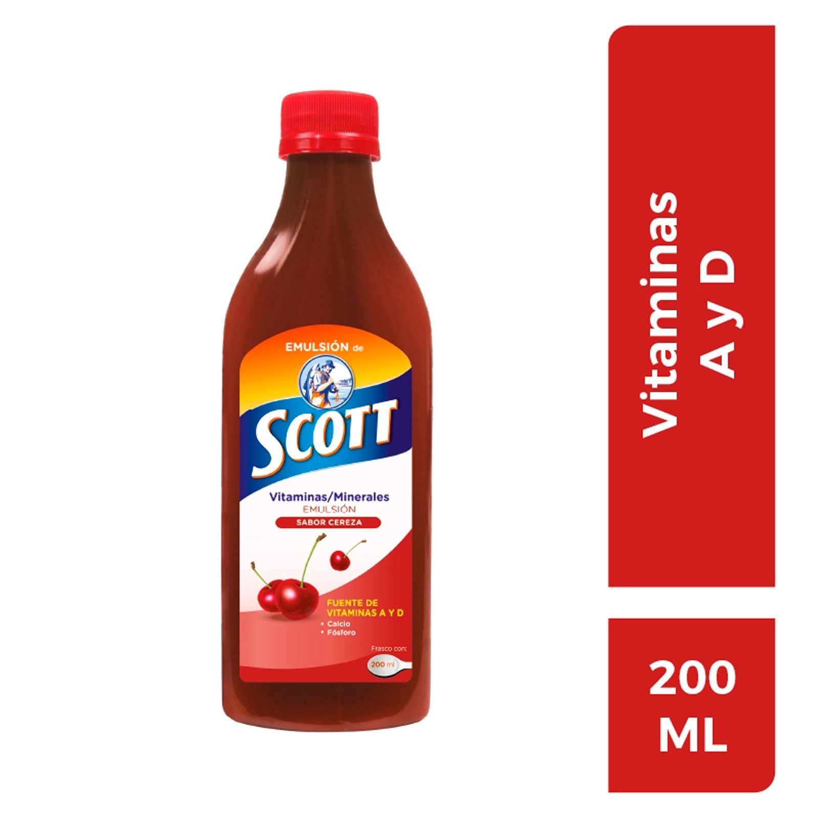 Scott's Emulsion Multivitamin Cherry 200 ml