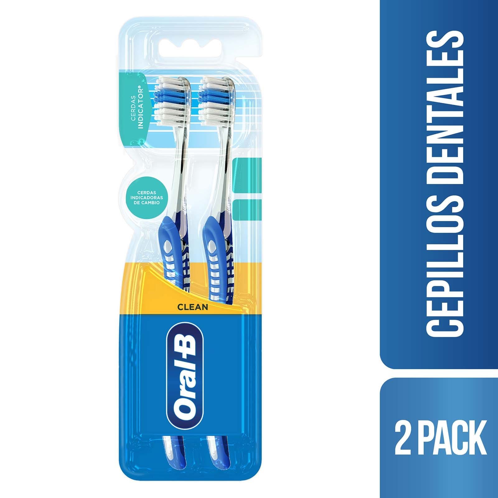 Oral-B Toothbrush Clean Indicator Medium 2 Units
