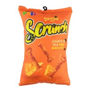 FANCY PETS Toy Tela Doggie Scrunch Queso for Dog