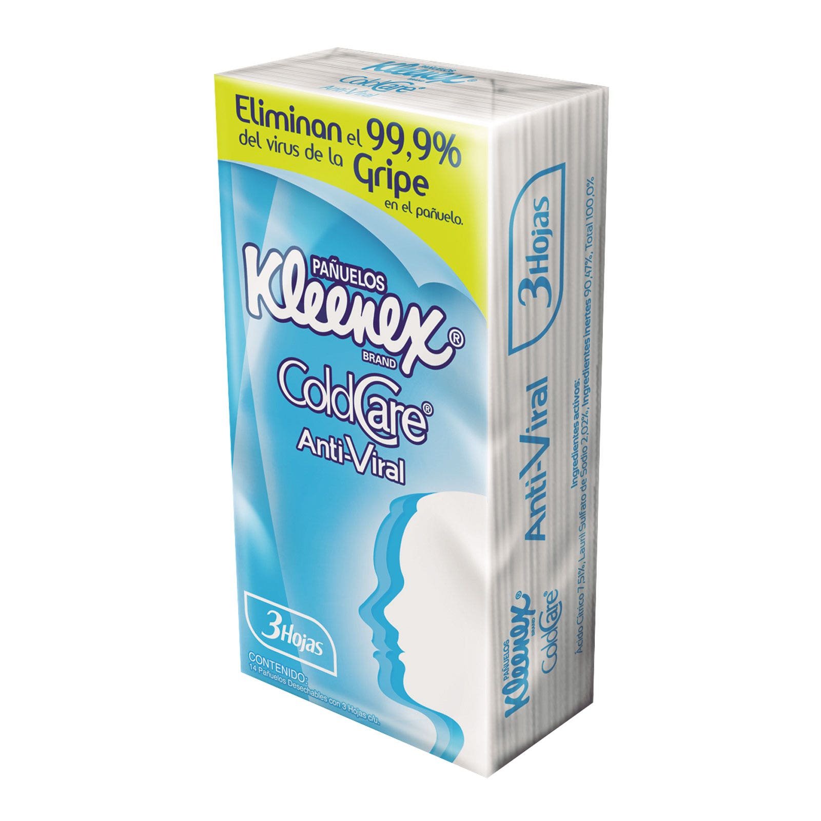 Panuelo Kleenex Antiviral