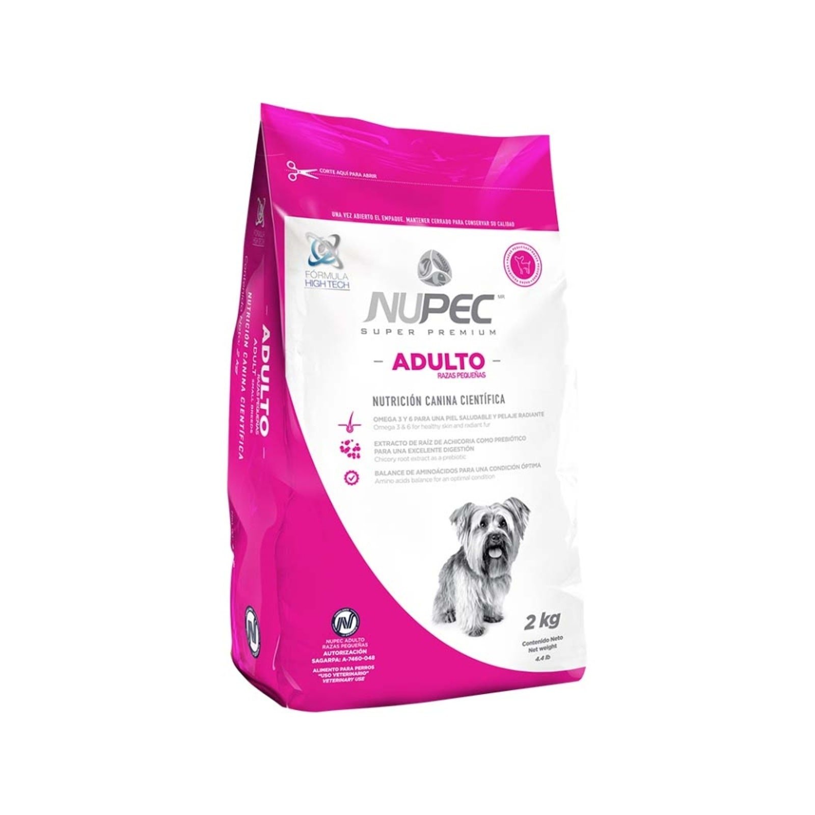 NUPEC Food Dog Adult Small Breed 2 kg