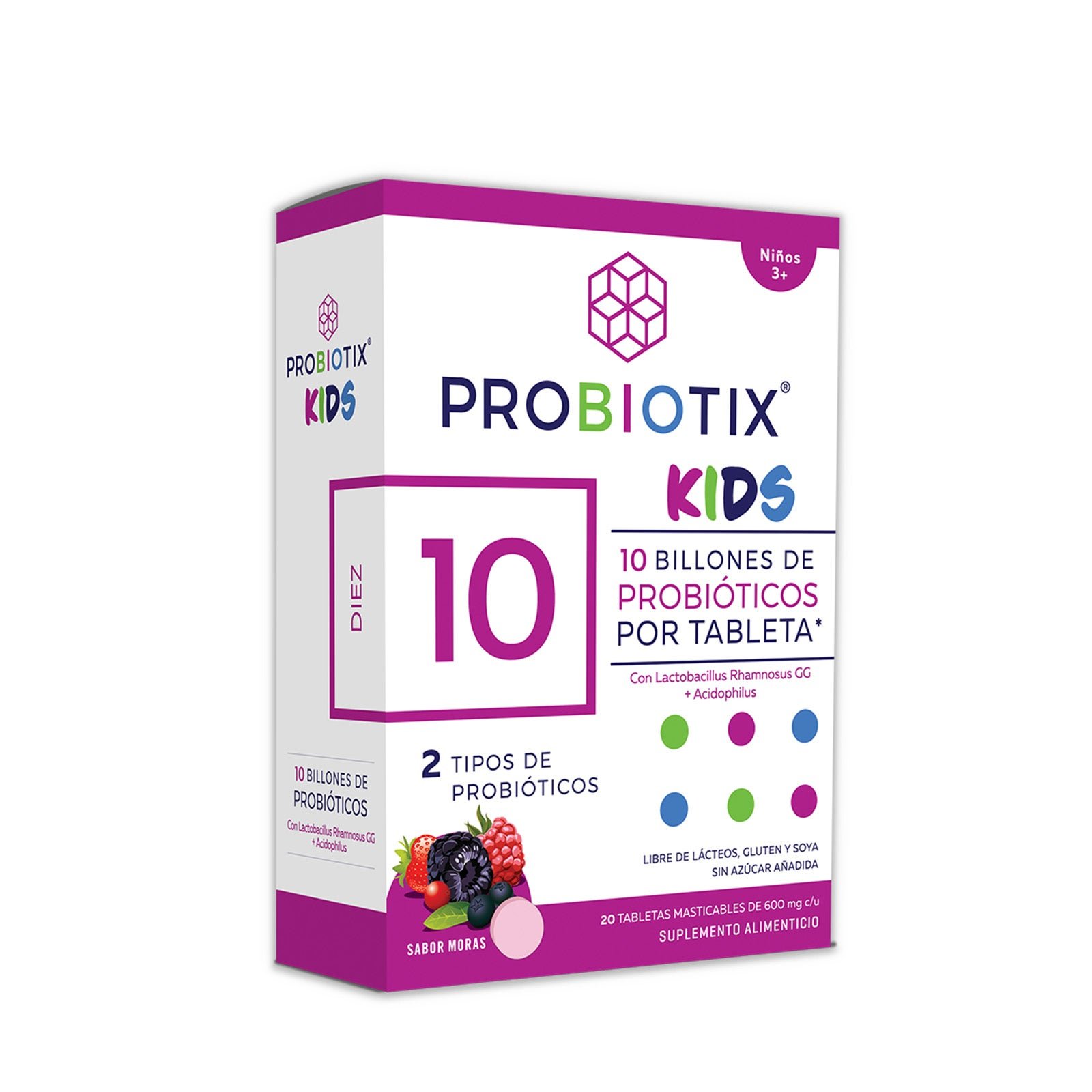 Probiotix 10 Billion Kids 20 Tablets Masticables