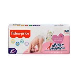 DIAPER FISHER PRICE Stage 5 Girl 40 Pieces