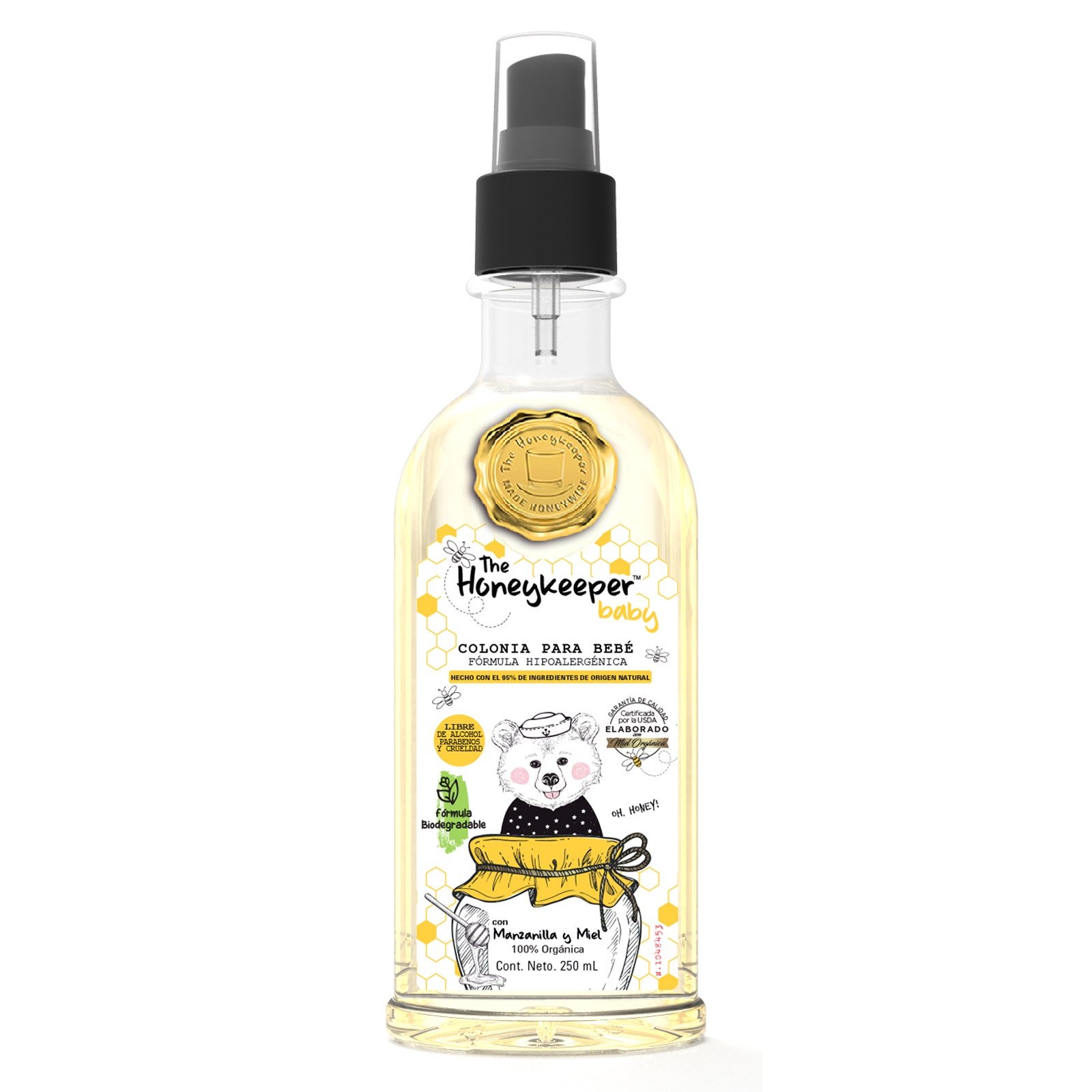 The Honeykeeper Cologne Baby Chamomile & Honey 250 ml