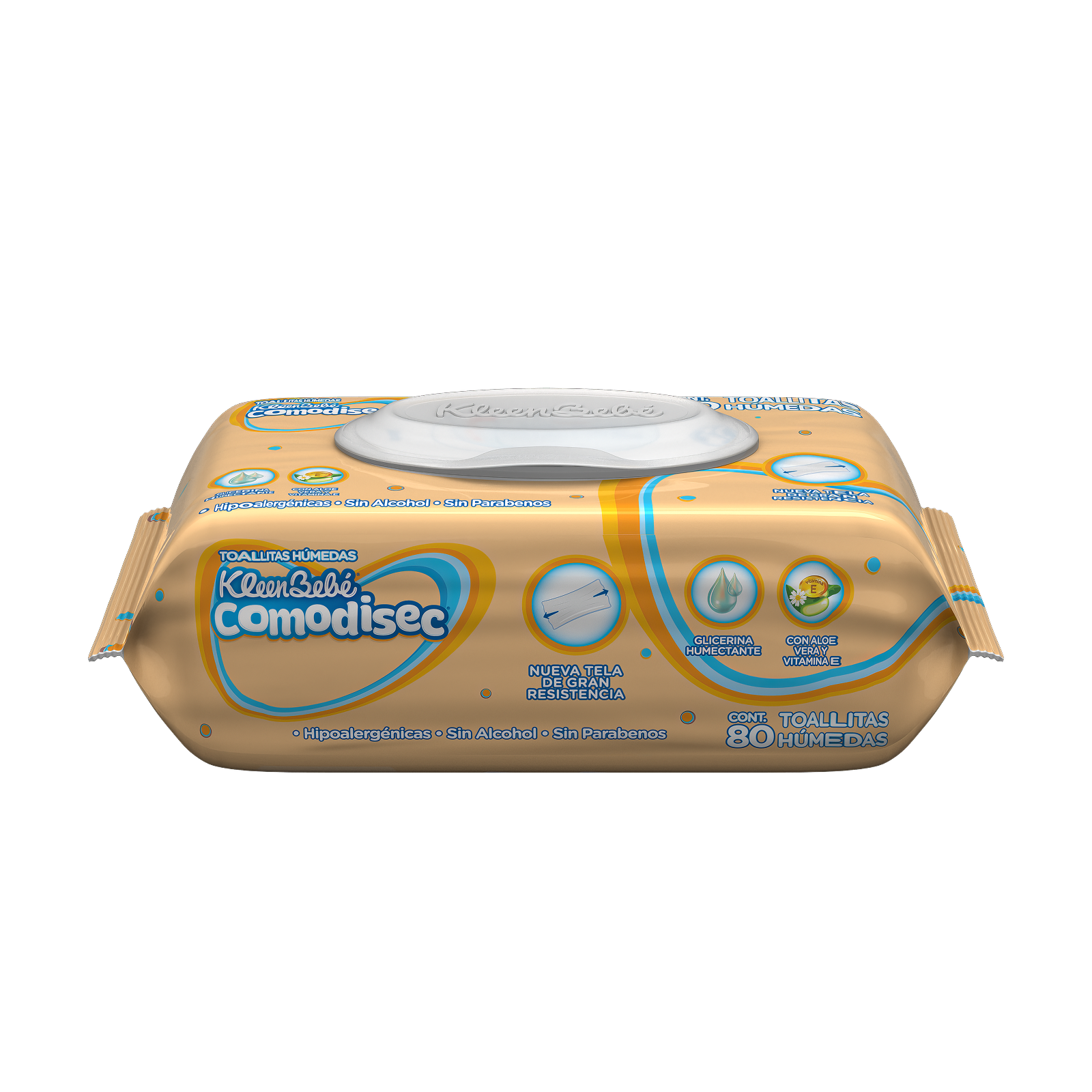 KleenBebé Comodisec Wet Wipes 80 Pieces