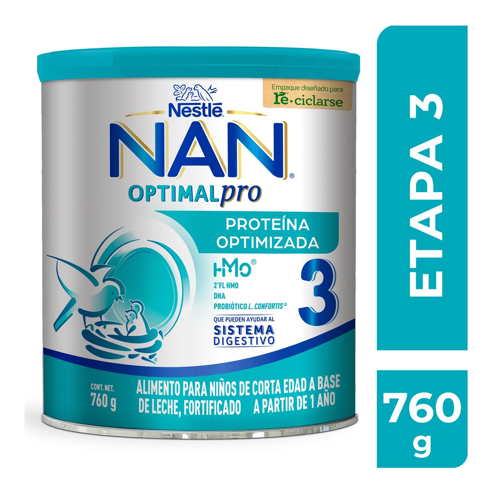 Nestlé NAN Optimal Pro Food for Kids Stage 3 From 1 Year 760 g