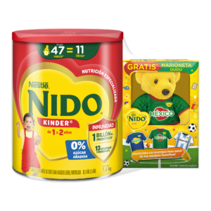 Pack Nido Kinder 1+ Can 1.6 kg & Marioneta Dudú