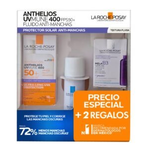 La Roche Posay Pack Anthelios Antimanchas + 2 regalos: Mini Mela B3 Serum & Water Termal