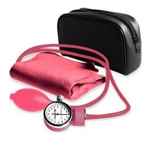 Blood Pressure Monitor Aneroid Popular Nylon Pink Reading Checkatek Pink Aneroid
