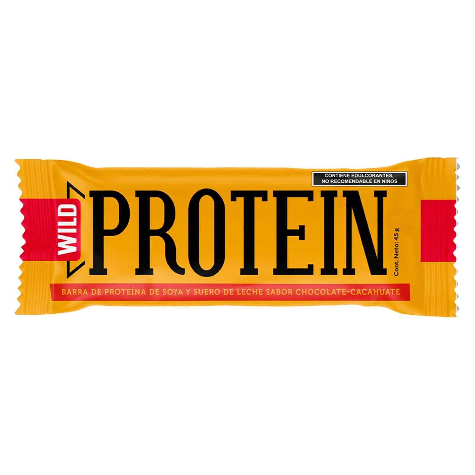 Barra Protein Wild Protein Chocolate & Cacahuate 45 g