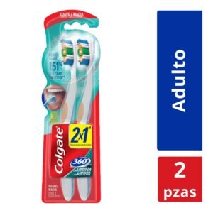 Toothbrush Colgate Cerdas Medium 360 Pack 2X1