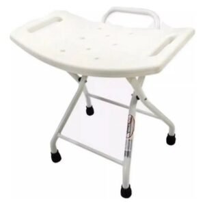 Banco Ducha Foldable White Ergonomic Non-Slip Speedy