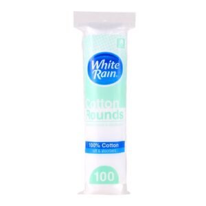 WHITE RAIN Almohadillas Cotton Redondas