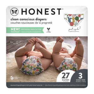 HONEST Diaper Disposable Stage 3 Estampado Cactus Cuties 27 pcs