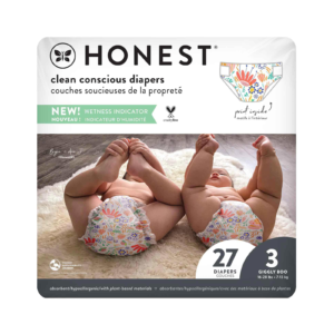 HONEST Diaper Disposable Stage 3 Estampado Flower Power 27 pcs