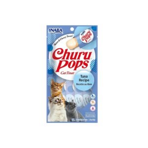 INABA CHURU Pops Tuna Premio Cat Bajo in Calorías 4 tubos